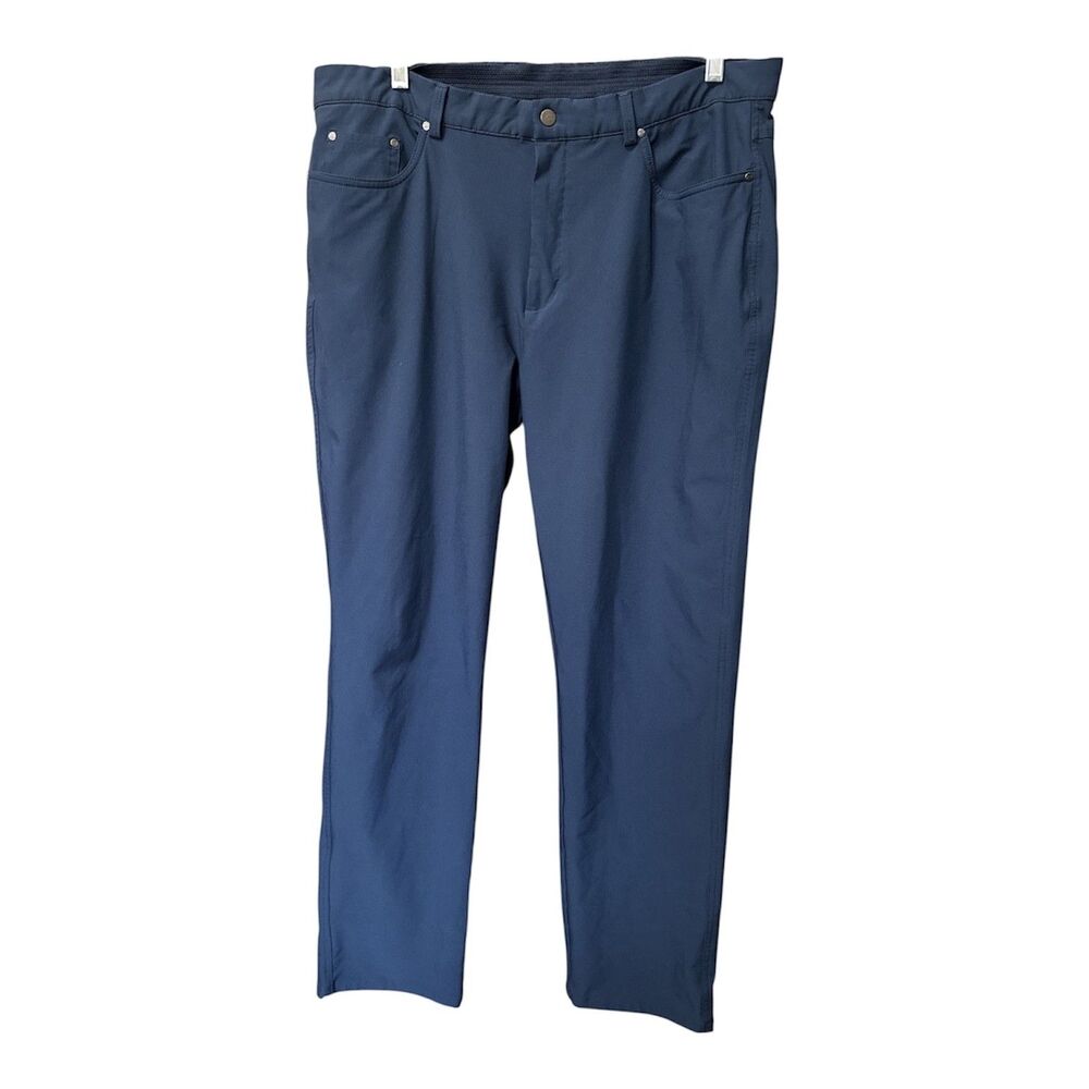 Greg Norman Men's Jordan Pants 2024 Size 38 x 30 Dark Blue Golf Casual